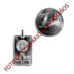 Colgante plata Ley 925m chapa GS.RH. UNIDOS POR SIEMPRE [1639]