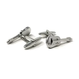 Gemelos metálicos 26mm. guitarra hombre