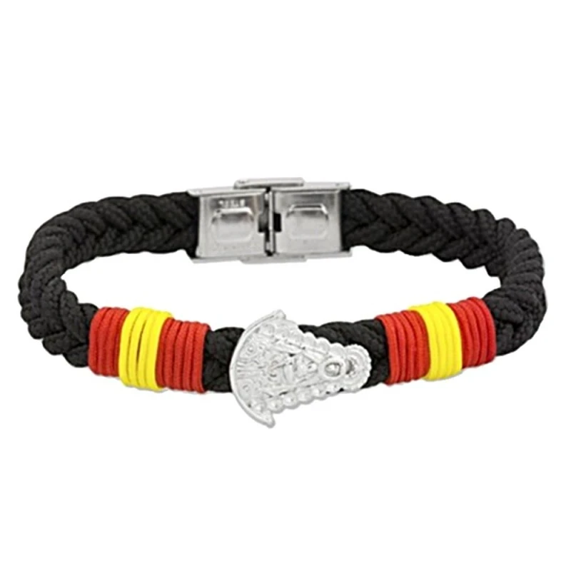 Pulsera acero inox. rodiado colección Soul Albero 21cm virgen del Roc