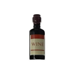 Pin metálico botella vino 23 mm. esmaltado