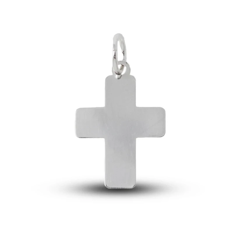 Cruz Colgante Primera Comunión Plata Ley 925m unisex 22 mm. Paloma Es