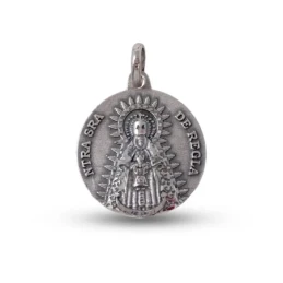 Virgen de Regla Chipiona Cádiz Medalla Colgante Plata Ley 925m maciza