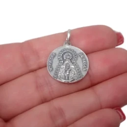 Virgen de Regla Chipiona Cádiz Medalla Colgante Plata Ley 925m maciza