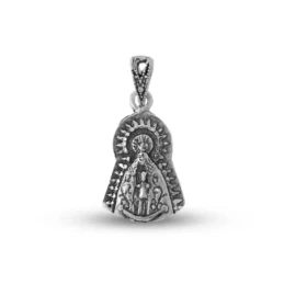 Virgen de Regla Chipiona Colgante Plata Ley 925m macizo silueta 22 mm