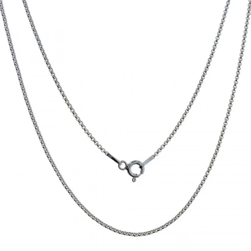 Cadena Plata Ley 925m rolo 40 cm. ancho 1 mm.