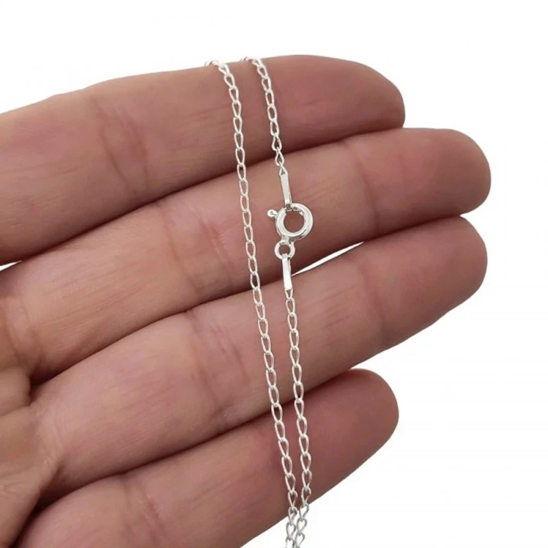 Cadena Plata Ley 925m bilbao 40 cm. ancho 1.2 mm.