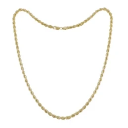 Cordón Salomónico Oro 18k hueco 50 cm. ancho 4 mm.