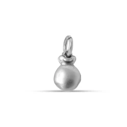 Castañuelas Flamencas Colgante Plata Ley 925m macizo 12 mm. detalles