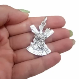 Jesús Nazareno de Puente Genil El Terrible Colgante Plata Ley 925m ma