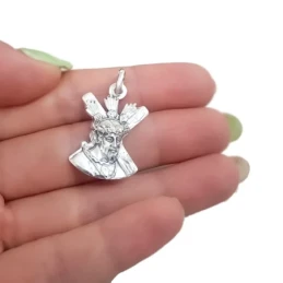 Jesús Nazareno de Puente Genil El Terrible Colgante Plata Ley 925m ma