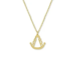Virgen del Rocío collar gargantilla Plata Ley 925m chapado oro 40 cm.