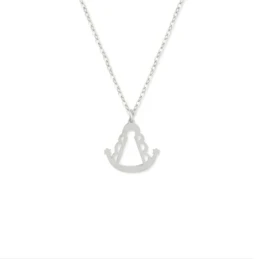 Virgen del Rocío collar gargantilla Plata Ley 925m mujer 40 cm. colga