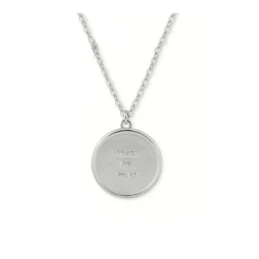Virgen del Pilar collar gargantilla Plata Ley 925m mujer 44 cm. medal