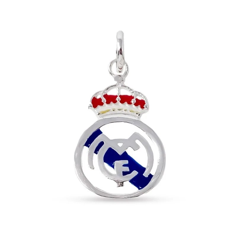 Real Madrid Club de Fútbol Colgante macizo 28 mm. macizo esmaltado co