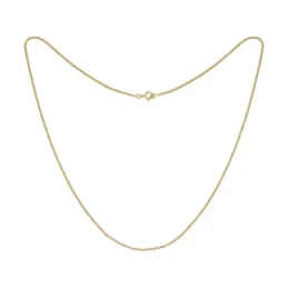 Cadena Latón chapada oro 45 cm. forzada. Chapado Oro Alta Calidad Gar