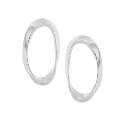 Pendientes Pertegaz Plata Ley 925m mujer BATILLÓ 35 mm. ovalados