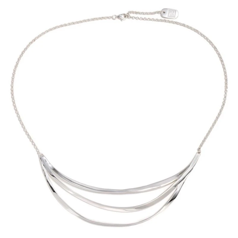 Gargantilla Collar Pertegaz Plata Ley 925m mujer BATILLÓ 32 cm. tres