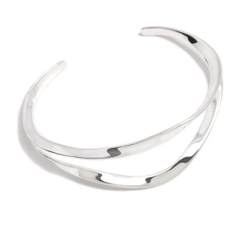 Pulsera Brazalete Pertegaz Plata Ley 925m mujer BATILLÓ 60 mm. interi