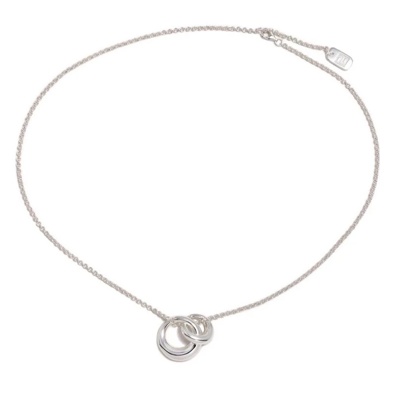 Gargantilla Collar Pertegaz Plata Ley 925m mujer NORA 41 cm. colgante