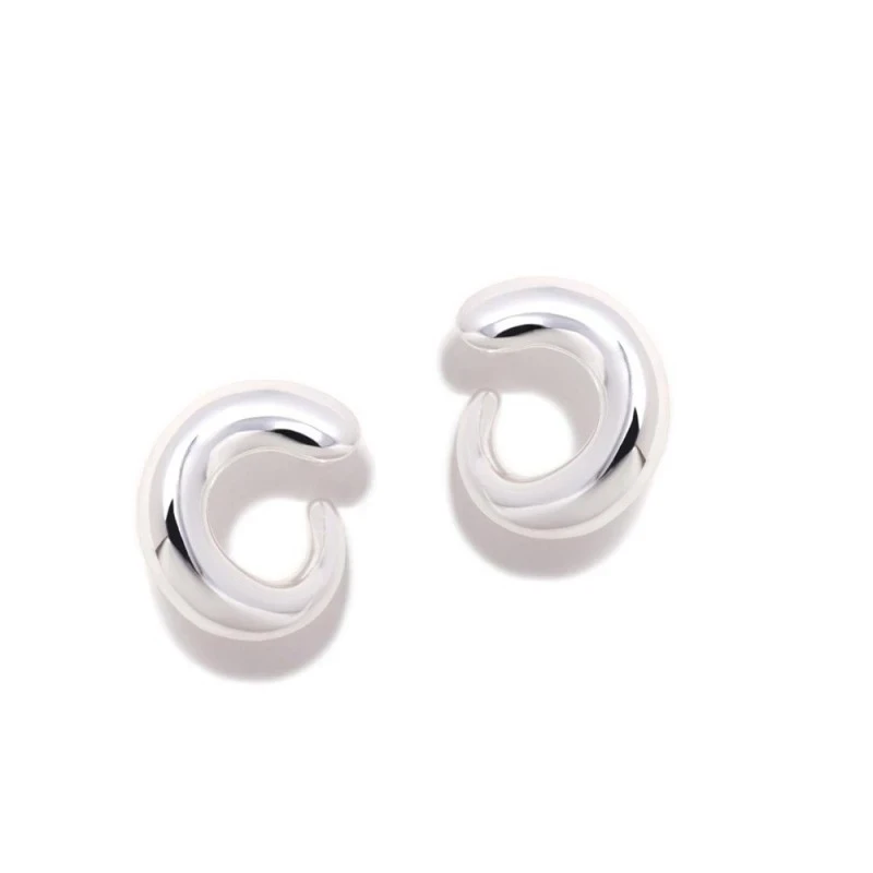 Pendientes Pertegaz Plata Ley 925m mujer NORA  15 mm. círculo calado