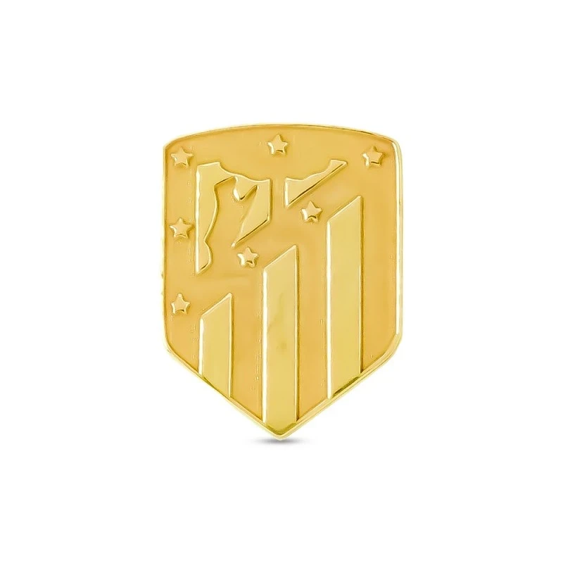 Atlético de Madrid Pin Plata Ley 925m chapado oro 18 mm. macizo bril