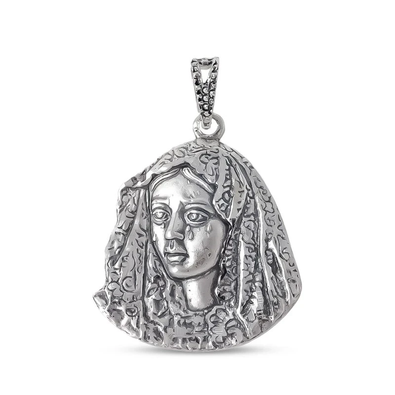 Esperanza Macarena de Sevilla Medalla Plata Ley 925m maciza 33 mm. im