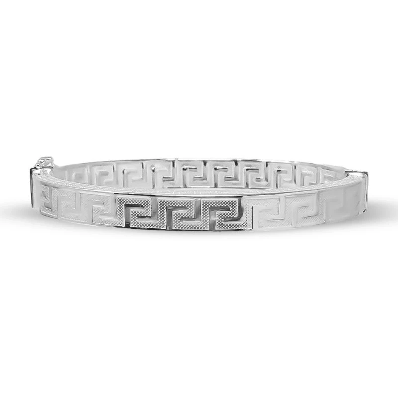 Pulsera Rígida Brazalete Plata Ley 925m mujer 64 mm diámetro interior
