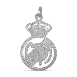 Real Madrid Club de Fútbol Colgante Plata Ley macizo 42 mm. esmaltado