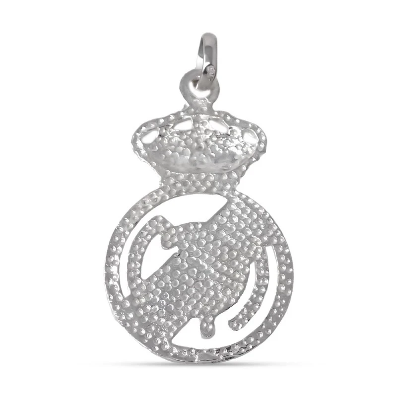 Real Madrid Club de Fútbol Colgante Plata Ley macizo 42 mm. esmaltado