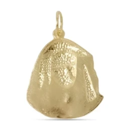 Virgen Esperanza Macarena Colgante Plata Ley 925m macizo chapado oro