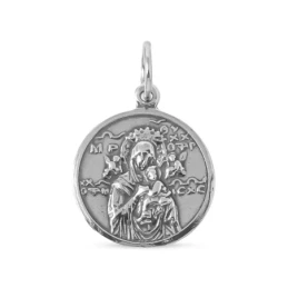 Escapulario Virgen del Perpetuo Socorro Sagrado Corazón de Jesús Meda