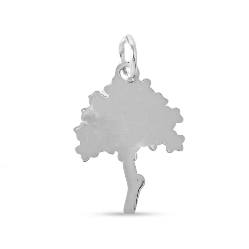 Biznaga Colgante Plata Ley 925m macizo 21 cm. detalles flor jazmín