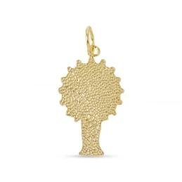 Virgen del Pilar Colgante Plata Ley 925m chapado oro silueta 30 mm.