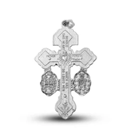 Cruz del Perdón Colgante Plata Ley 925m maciza 53 mm. JESÚS NAZARENUS