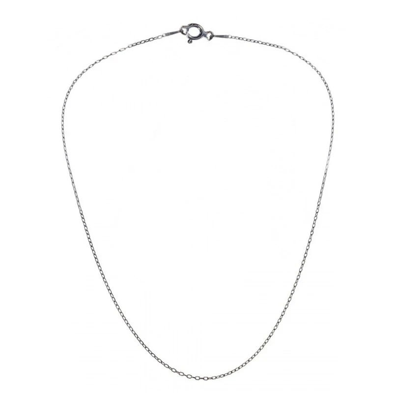 Cadena Plata Ley 925m unisex 50 cm. forzada 1 mm. reasa